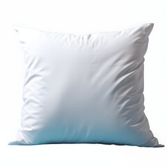 white pillow isolated on transparent background ,pillow mock up png ,generative ai