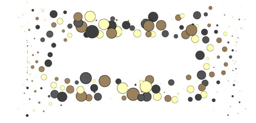 Gilded Festivity: Brilliant 3D Illustration Showcasing a Shower of gold Confetti