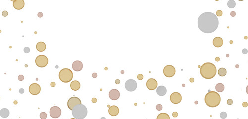 Gilded Festivity: Brilliant 3D Illustration Showcasing a Shower of gold Confetti