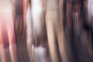 Abstract intentional camera movement picture. Motion blur photography