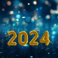 Happy 2024 New Year card