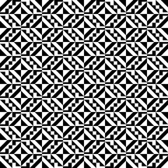 Triangles ,squares, checks, rhombuses, diamonds seamless pattern. Folk wallpaper. Tribal motif. Geometric background. Geometrical ornate. Ethnic ornament. Textile print, abstract illustration. Vector