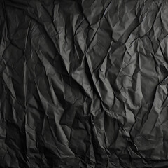 crumpled black paper