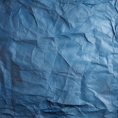 blue crumpled paper texture