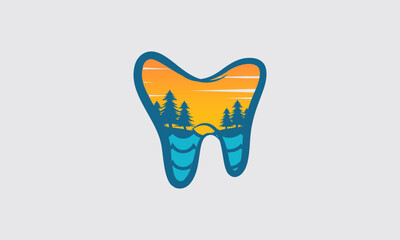 gear and view logo design vector