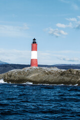 lighthouse on the coast Ushuaia 