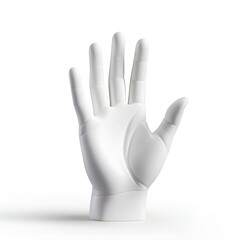 Obraz premium 3D Hand Icon on White Background