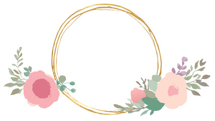 frame, flower, floral colorful