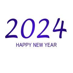 Happy new year 2024 background. Holiday greeting card design, vector, Vector illustration
