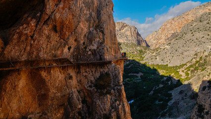 Caminito del rey , Desfiladero  de los Gaitanes , M&aacute;laga , Andaluc&iacute;a , 