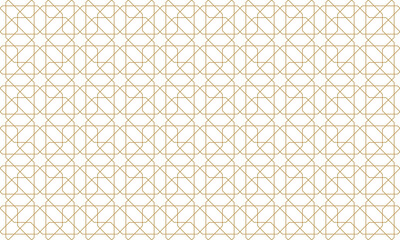 Seamless geometric pattern in authentic arabian style.