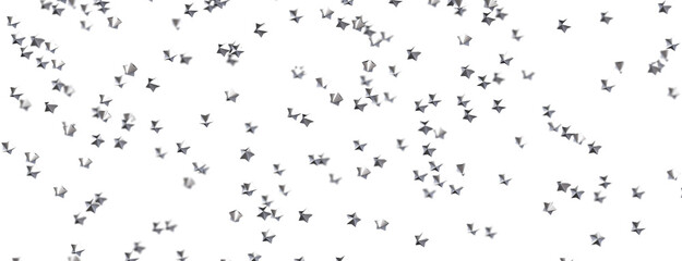 XMAS Stars - stars. Confetti celebration, Falling golden abstract decoration for party, birthday celebrate,