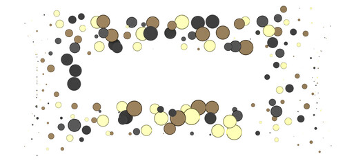 Radiant Revelry: Enthralling 3D Illustration of Shining gold Confetti