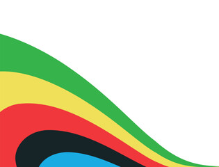 Olympic background with waves.