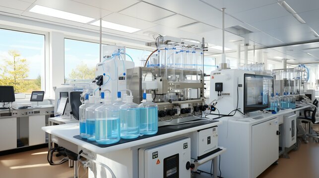 State-of-the-Art Laboratory with Modern Equipment for Scientific Research and Medical Innovation