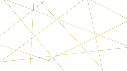 Random geometric line. Random golden line low poly pattern. abstract seamless line vector.	
