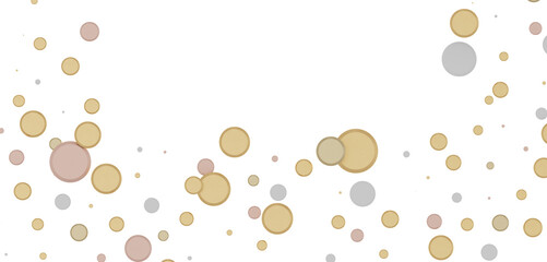 Radiant Revelry: Enthralling 3D Illustration of Shining gold Confetti