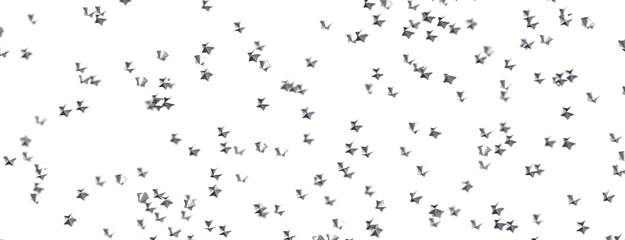 Enchanted Galaxy: Experience the Splendor of a 3D Gold Stars Shower