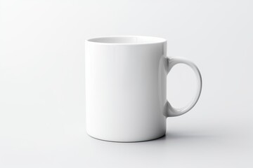 Blank cup on white background - Powered by Adobe