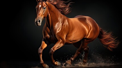 The grace of  horse UHD wallpaper
