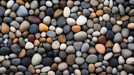 Sea stones background.