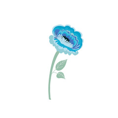 Blue flower