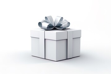 Gift box on white background