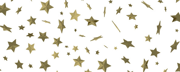 Stars - Festive christmas card. Isolated illustration white background. -