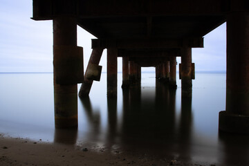 under the bridge long exposure