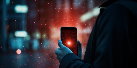 Investigators can evaluate push messages from smartphones, uncovering valuable information and even revealing the identity of users through the analysis of digital communication and privacy security - obrazy, fototapety, plakaty