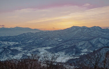 View from Mt. Moiwa in Sapporo, Japan