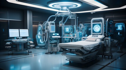 advanced medical devices and technology healthcare room