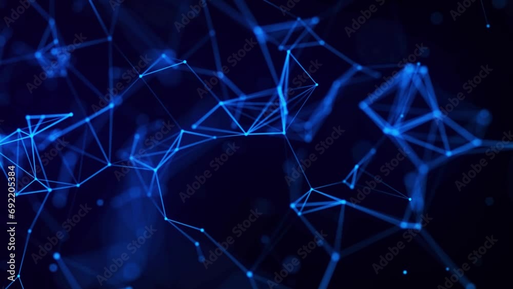 Poster network connection dots and lines. data technology illustration. abstract a dynamic background. plex