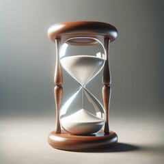 hourglass with sand