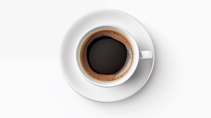 A Cup of Coffee Sitting on Top of a Saucer