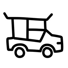 transportation line icon