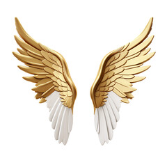 Fototapeta premium Luxurious Gold Wing Element