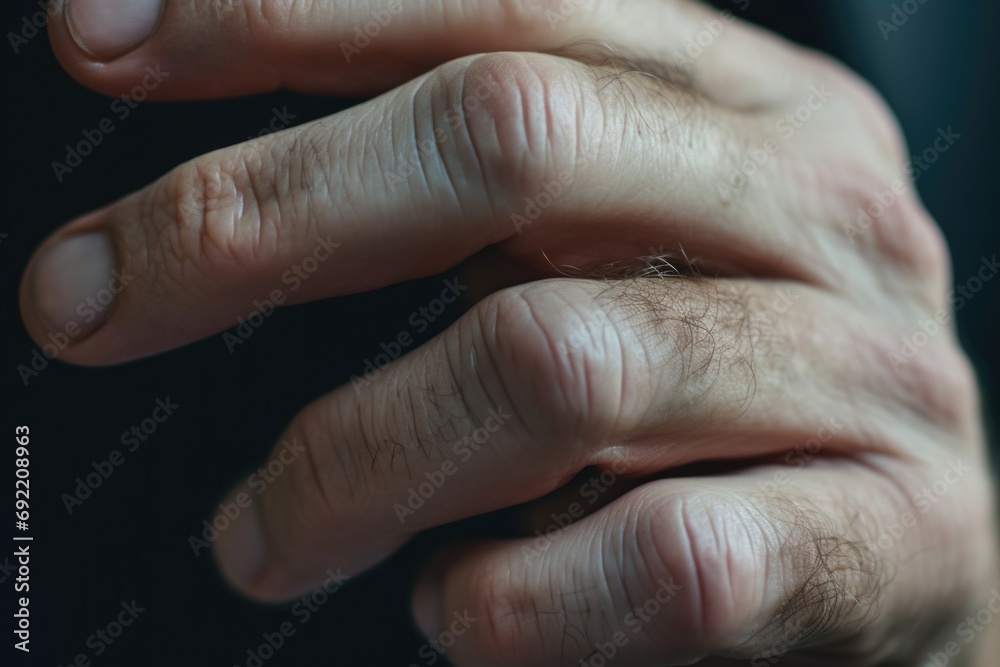 Poster close up shot of a person's hand holding a cell phone. perfect for illustrating technology, communic
