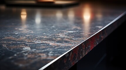 A close up of a counter top with some objects on it, AI