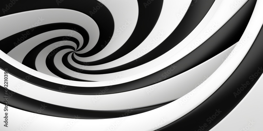 Poster a black and white spiral design on a black and white background. suitable for various design purpose