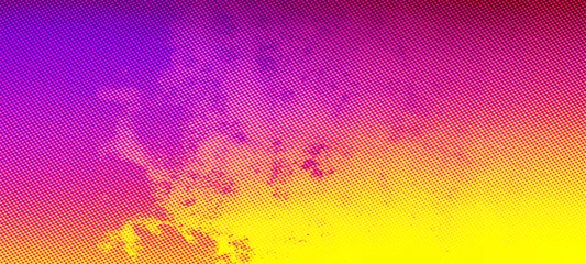 Deurstickers Pink and yellow pattern widescreen panorama background, Suitable for Advertisements, Posters, Banners, Anniversary, Party, Events, Ads and various graphic design works © Robbie Ross