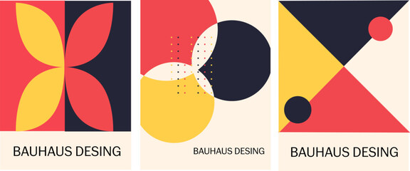 Geometric pattern of natural lines. Minimal floral fruit plants of simple shapes, abstract eco farming concept.  Bauhaus. Vector modern banner eps 10