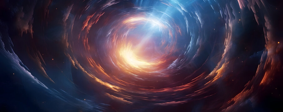 Mystical vortex, swirling energy, portal to another world. 
