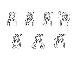 女性のイラスト