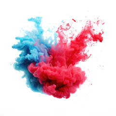 Obraz premium Smoke Bomb Stock Image In White Background