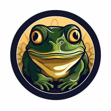 recommend clip art: Frog in cartoon, doodle style. Isolated 2d vector illustration in logo, icon, sketch style, Eps 10. AI Generative