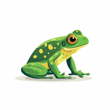 recommend clip art: Frog in cartoon, doodle style. Isolated 2d vector illustration in logo, icon, sketch style, Eps 10. AI Generative