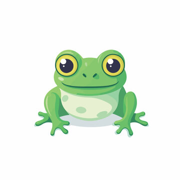 recommend clip art: Frog in cartoon, doodle style. Isolated 2d vector illustration in logo, icon, sketch style, Eps 10. AI Generative