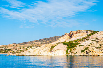 Fototapeta na wymiar View of Kimolos island coast, Cyclades, Greece