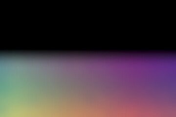 Abstract blurred background image of purple, green colors gradient used as an illustration. Designing posters or advertisements.